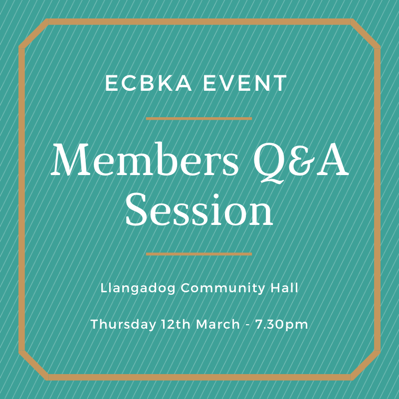Members Q&A Session - ECBKA March Meeting